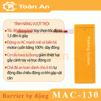 Barrier tự động Taiwan Mac 130 cho chung cư