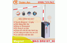 Barrier tự động tốc độ 1.8 giây cánh tay gập Magnet MAG Br618T_90