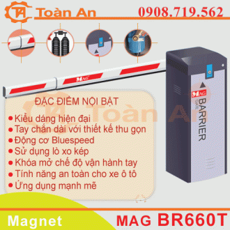 Barrier tự động tay thẳng 6 mét Magnet MAG BR660T